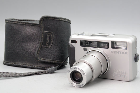 Pentax Espio 120Mi 35mm Film Camera – Tested & Working – Case – Excellent