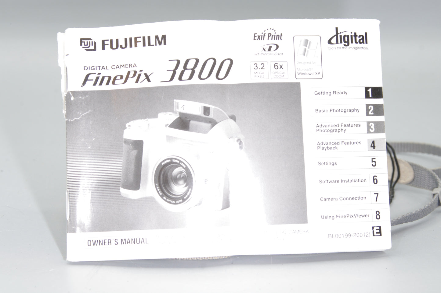Fujifilm FinePix 3800 3.2MP Digital Camera (AA Batteries)