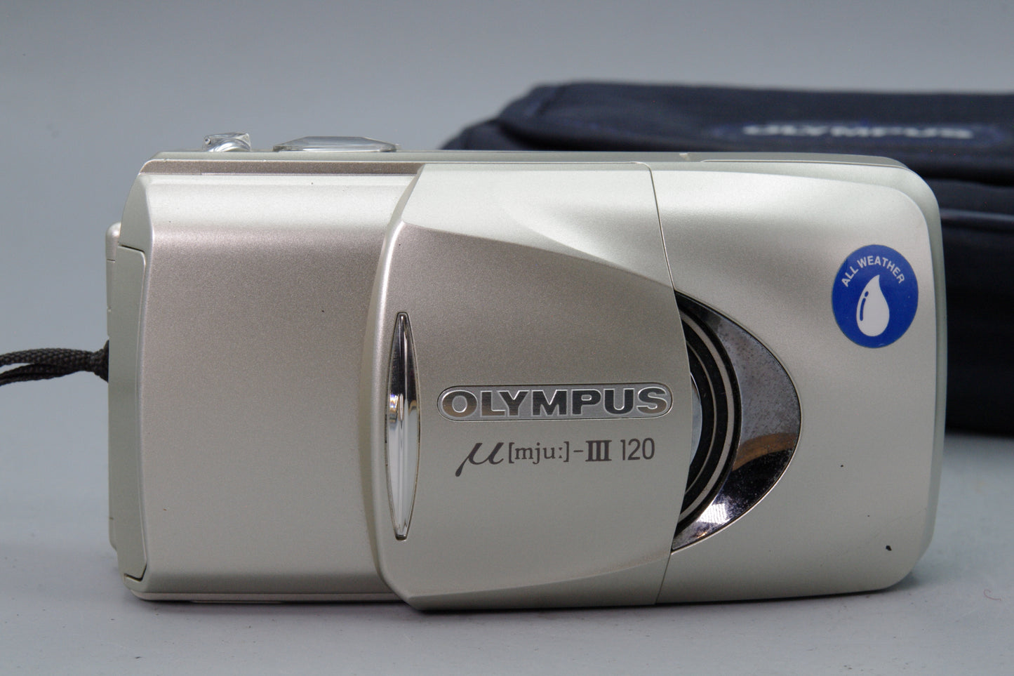 Olympus MJU III Zoom 120 35mm Film Camera – Compact All Weather - Excellent