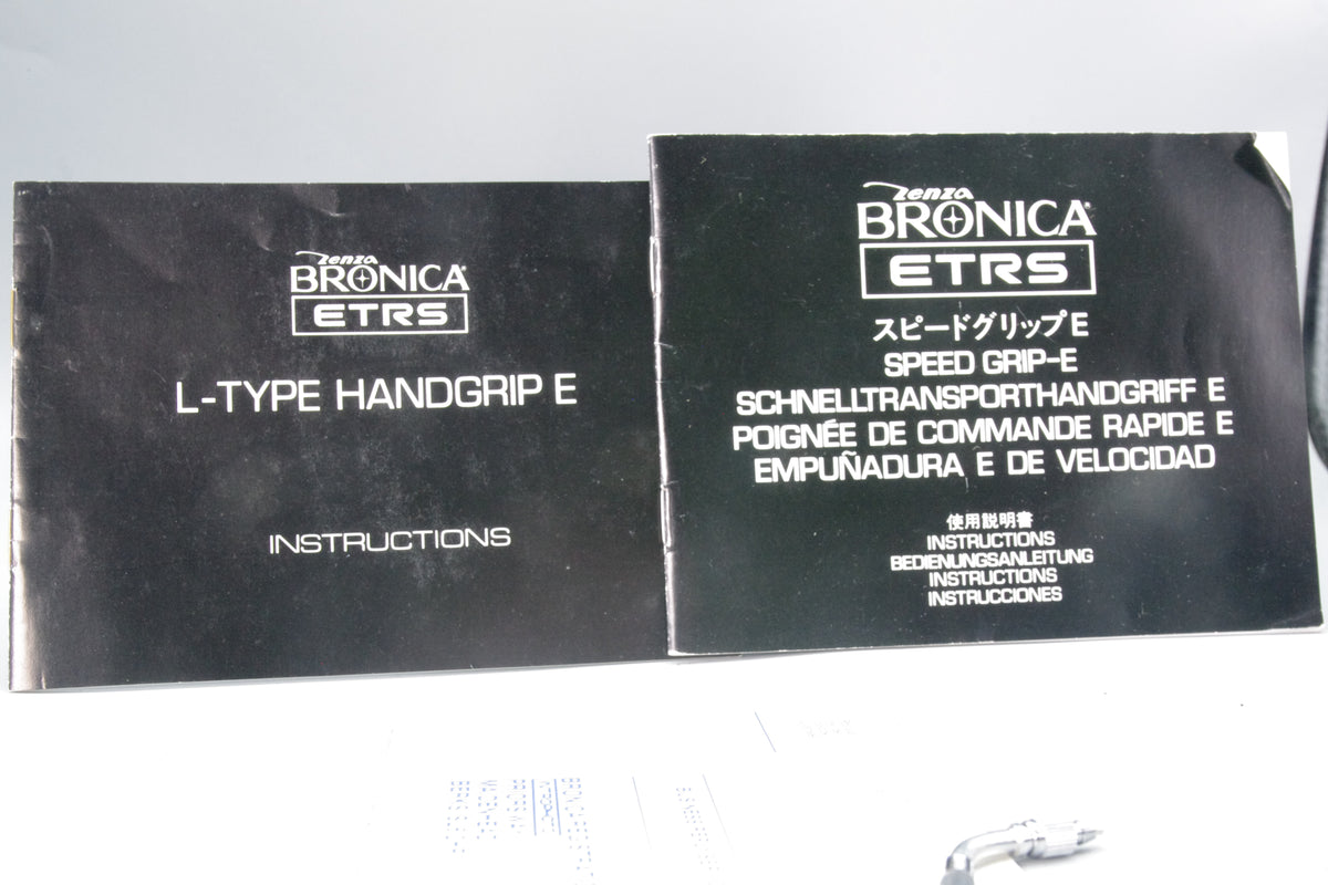 Zenza Bronica ETRS L‑Type Handgrip E – Genuine – Boxed – Excellent