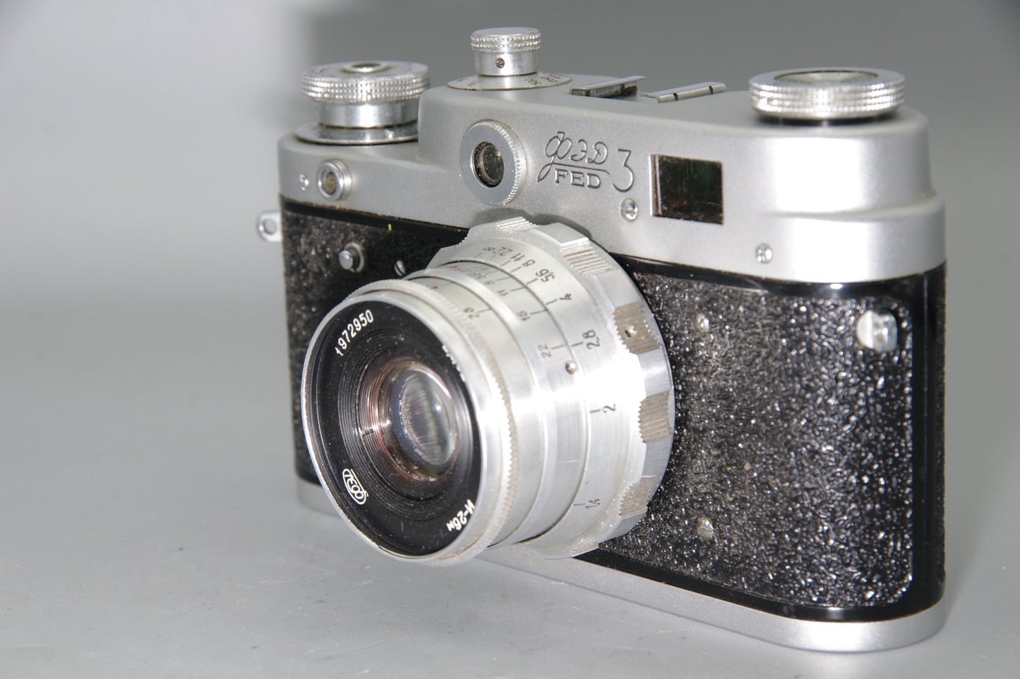 Soviet KMZ FED 3a 35mm Rangefinder with 52mm F/2.8 lens Excellent