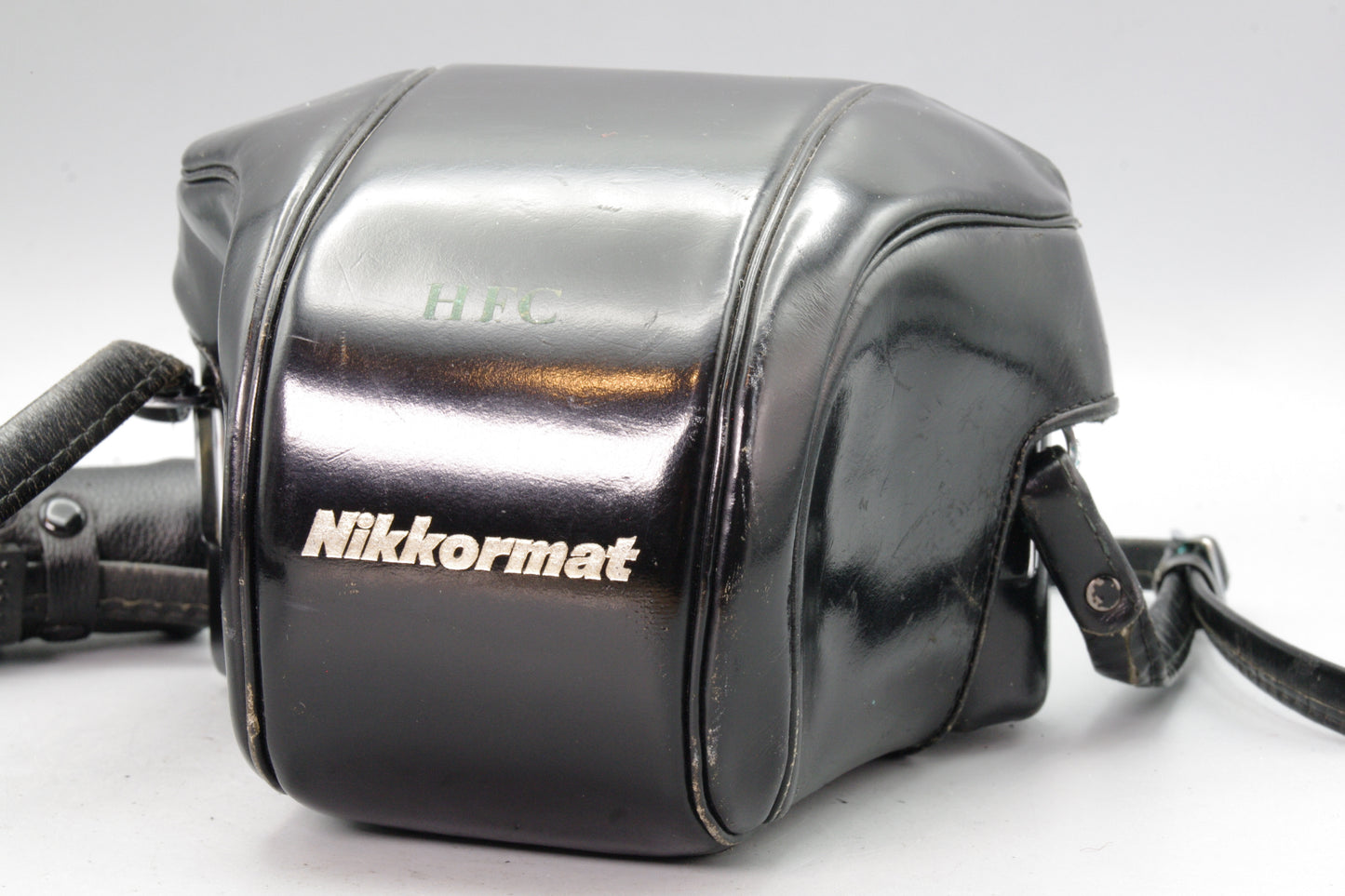 Nikon Nikkormat Hard Leather Camera Case – Genuine Nikon – Very Good Condition