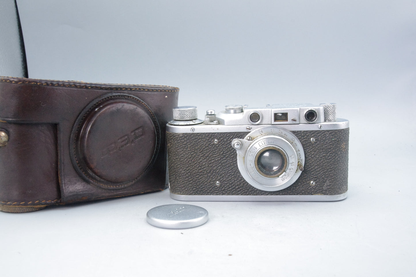 FED 1c Rangefinder Camera – 50mm f/3.5 Lens – M39 Soviet – VGC with Case