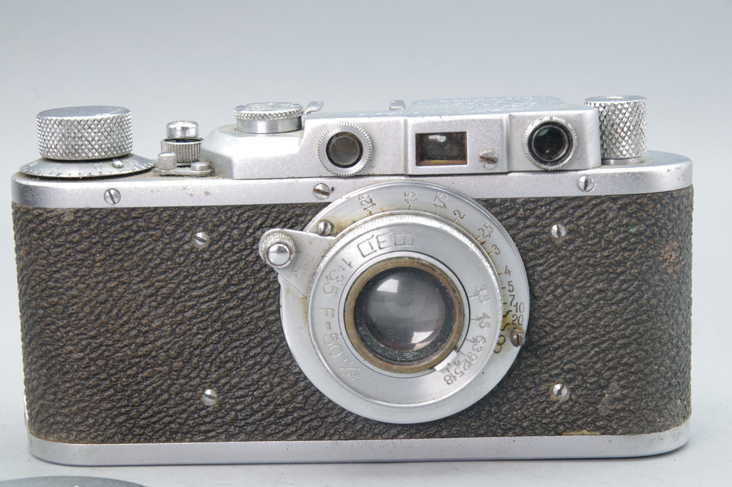 FED 1c Rangefinder Camera – 50mm f/3.5 Lens – M39 Soviet – VGC with Case