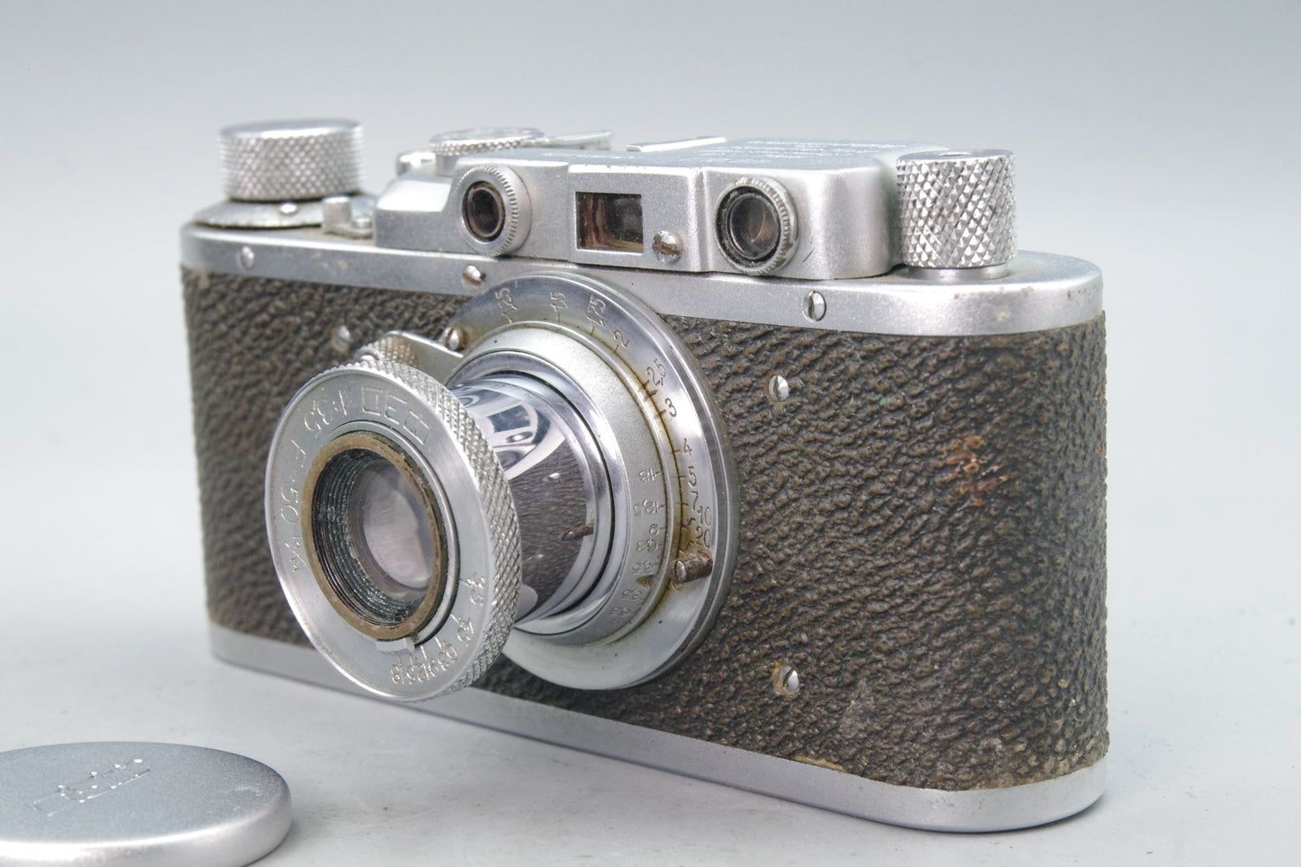 FED 1c Rangefinder Camera – 50mm f/3.5 Lens – M39 Soviet – VGC with Case