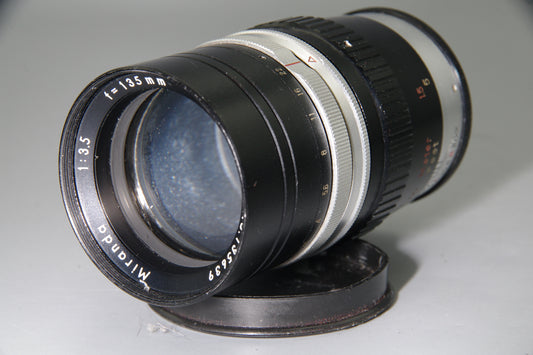 Miranda F.C. 135mm f3.5 Telephoto Lens M42 Mount Excellent Condition