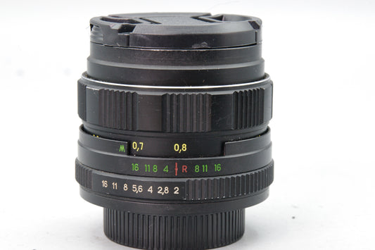 Helios‑44M‑4 58mm f/2 M42 Lens – Classic Biotar Design – Very Good Condition