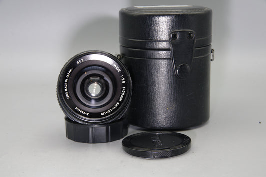 Sigma Mini-Wide 28mm f2.8 Lens Pentax K Mount Manual Focus EXC Minor Haze
