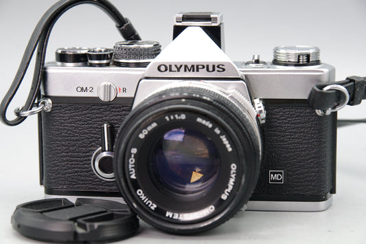 Olympus OM-2 35mm SLR + Zuiko 50mm f/1.8 Lens  - VGC -New Batteries