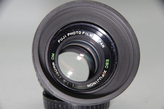 Fuji EBC X-Fujinon 50mm f1.6 Lens Fuji X Bayonet Mount Manual Focus VGC