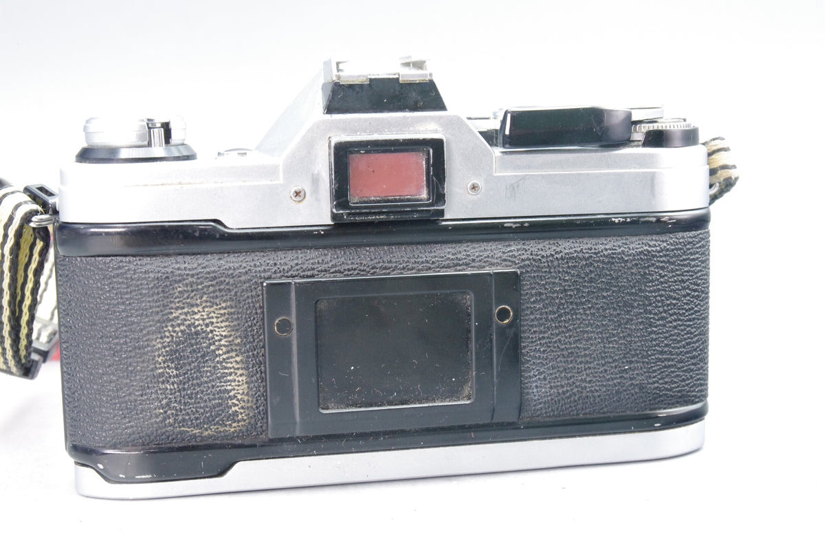 Canon AE-1 35mm SLR + 50mm f/1.8 Lens – Vintage Classic