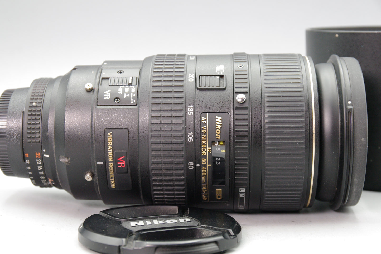 Nikon AF 80-400mm F4.5-5.6D VR Lens Excellent Telephoto Zoom for F-Mount