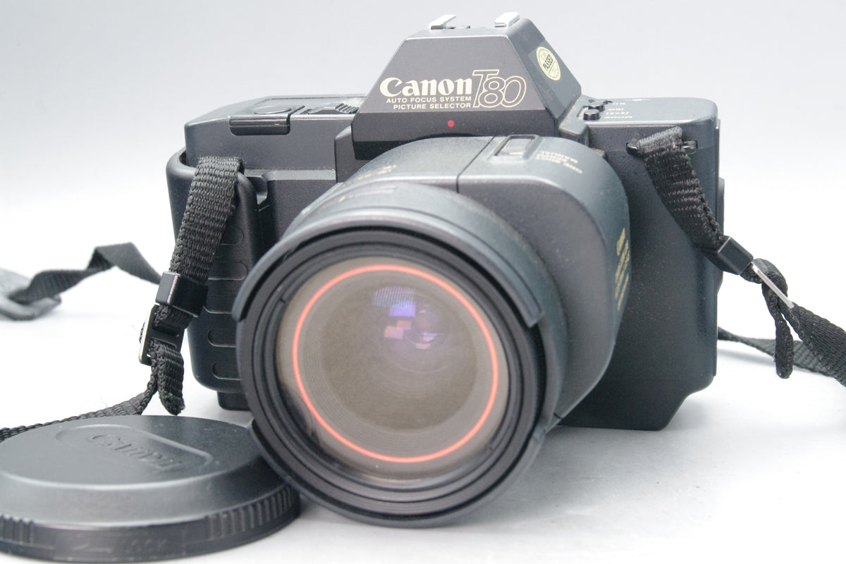 Canon T80 35mm SLR + AC 35–70mm Lens – Autofocus Pioneer  – VGC