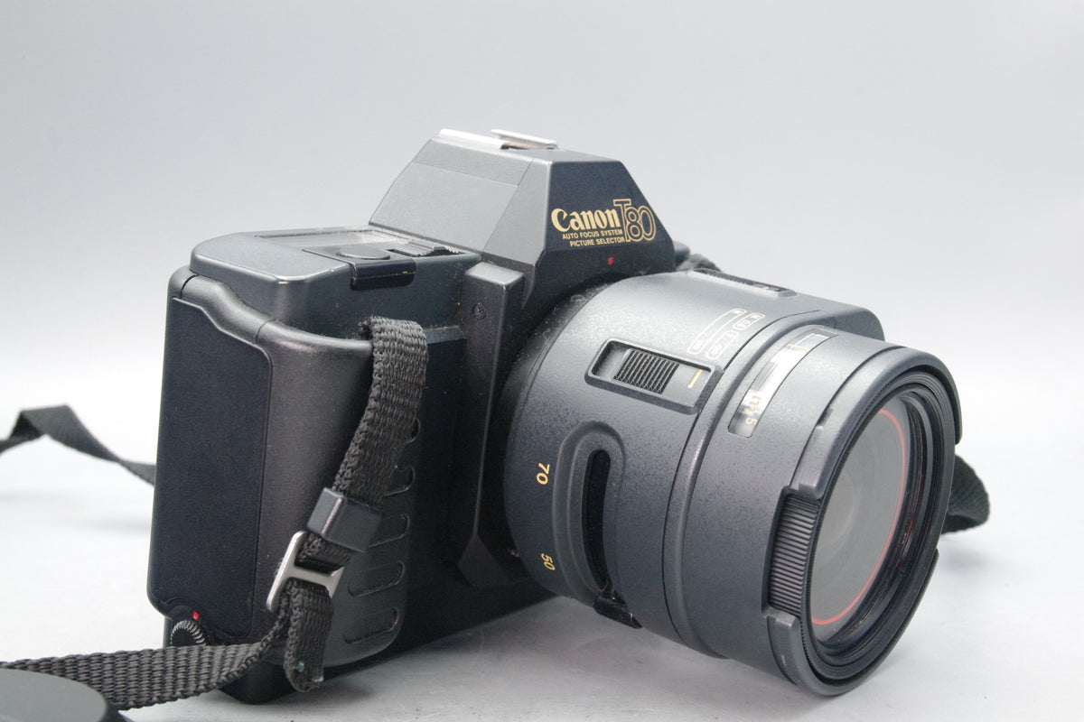 Canon T80 35mm SLR + AC 35–70mm Lens – Autofocus Pioneer  – VGC