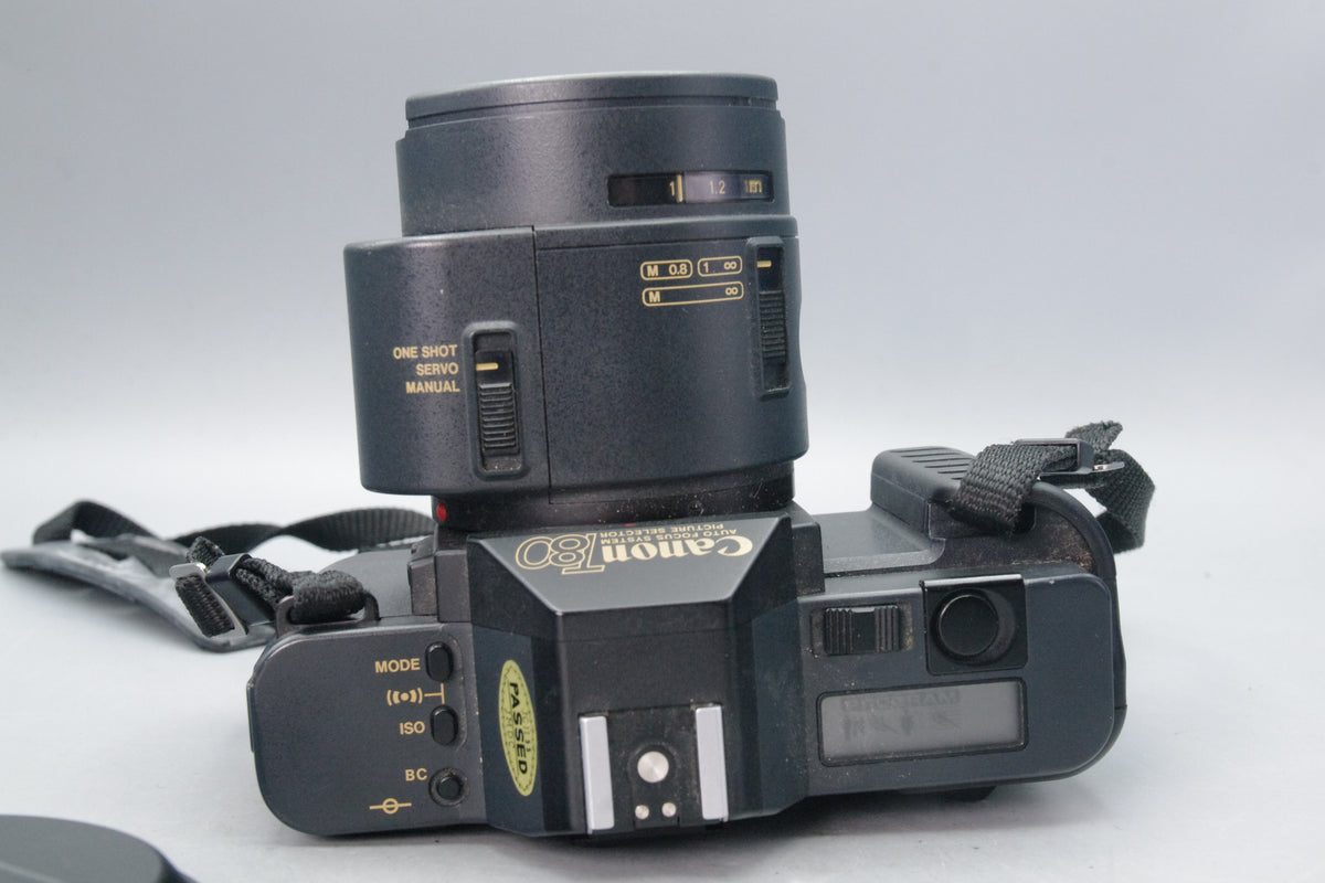 Canon T80 35mm SLR + AC 35–70mm Lens – Autofocus Pioneer  – VGC