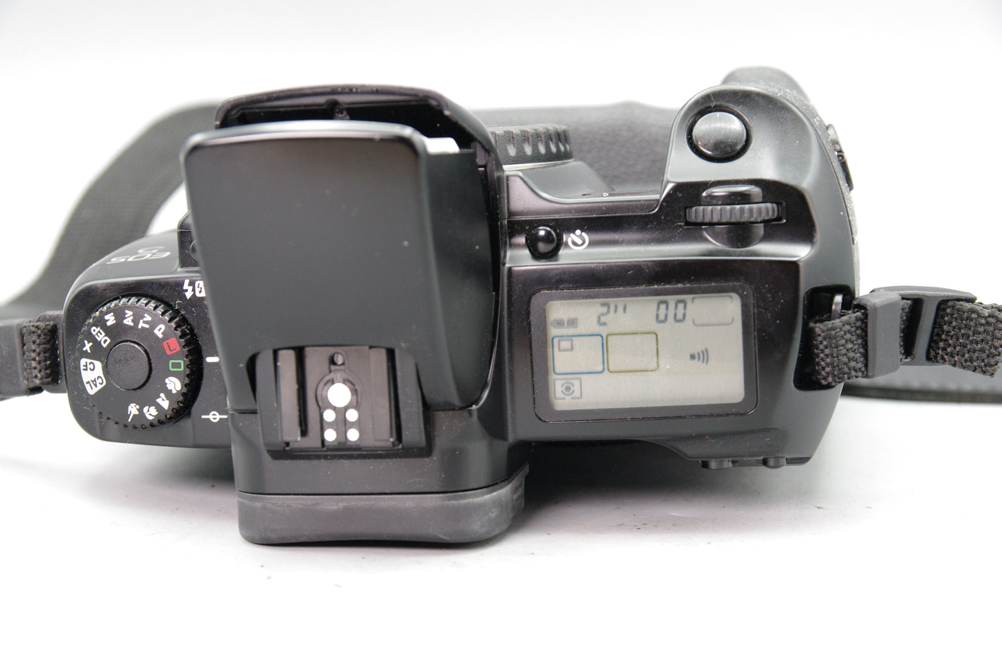 Canon EOS 5 35mm SLR Film Camera Body + VG‑1 Grip – Tested – Excellent