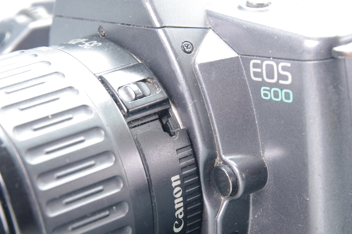 Canon EOS 600 35mm SLR + EF 35–105mm Lens – Tested & Working