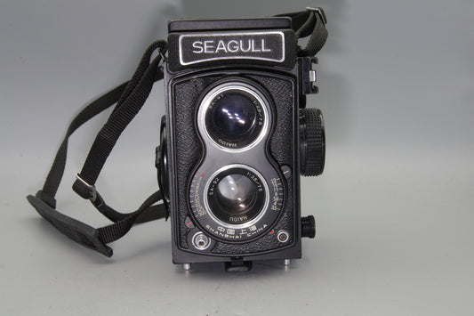 Seagull TLR Camera with SA-92 75mm f3.5 Lens Medium Format Shutter Fault