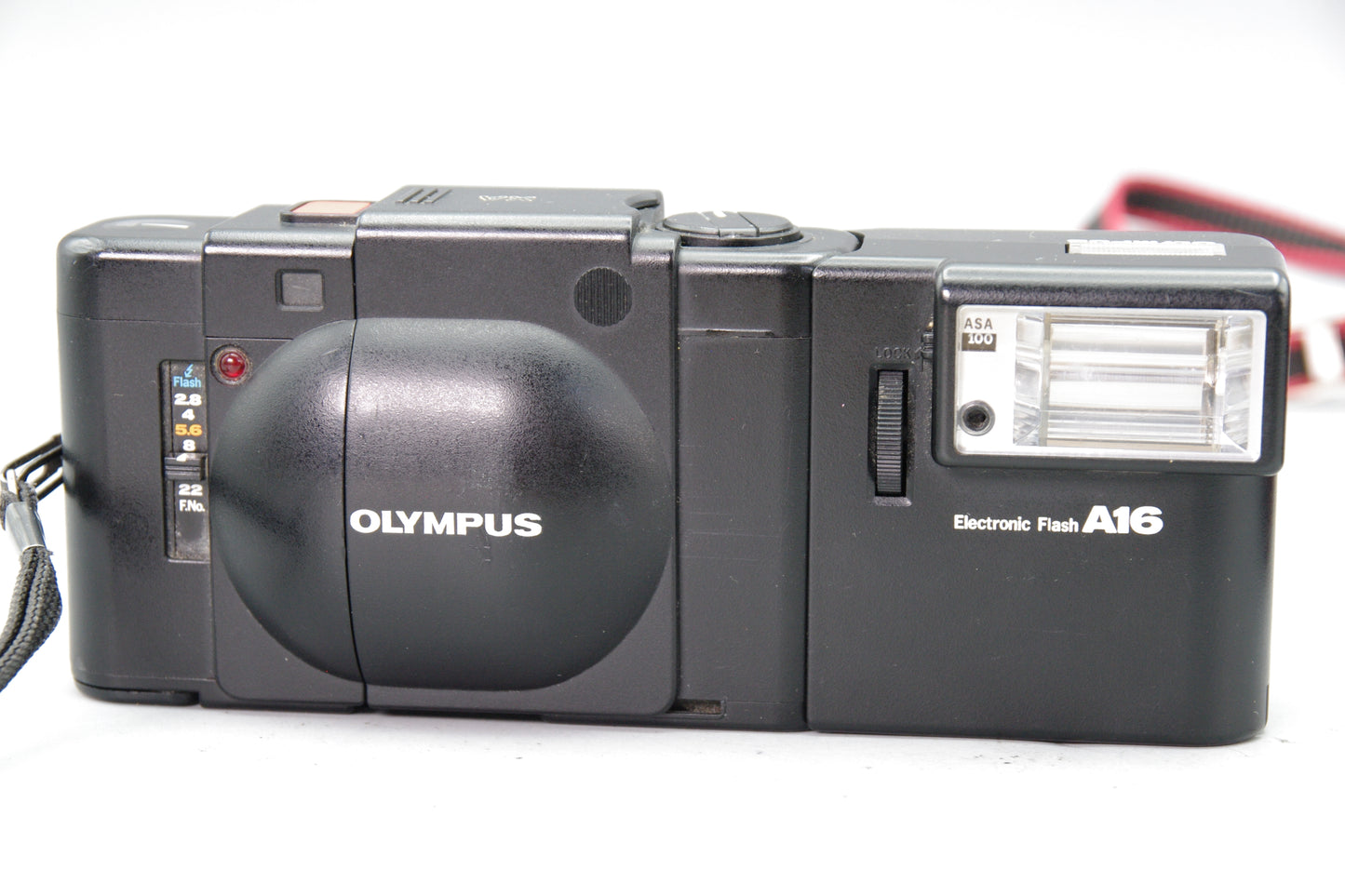 Olympus XA 35mm Rangefinder Camera with A16 Flash – Tested, Excellent