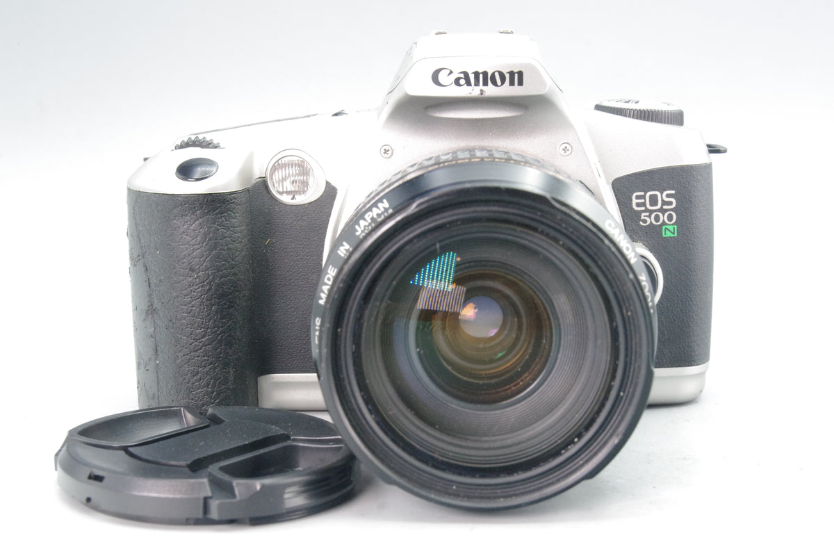Canon EOS 500N 35mm Film SLR + EF 35-105mm Lens –Tested Autofocus Kit
