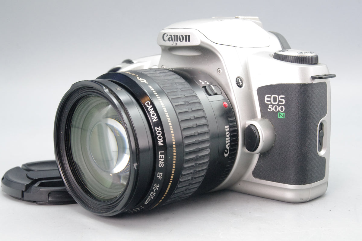 Canon EOS 500N 35mm Film SLR + EF 35-105mm Lens –Tested Autofocus Kit