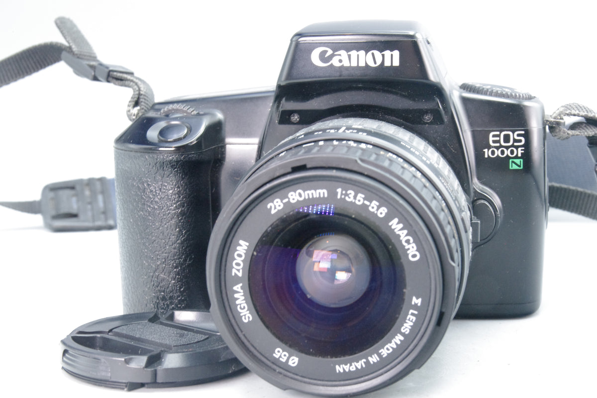 Canon EOS 1000FN 35mm SLR + Sigma 28–80mm Zoom Lens – Tested – Very Good
