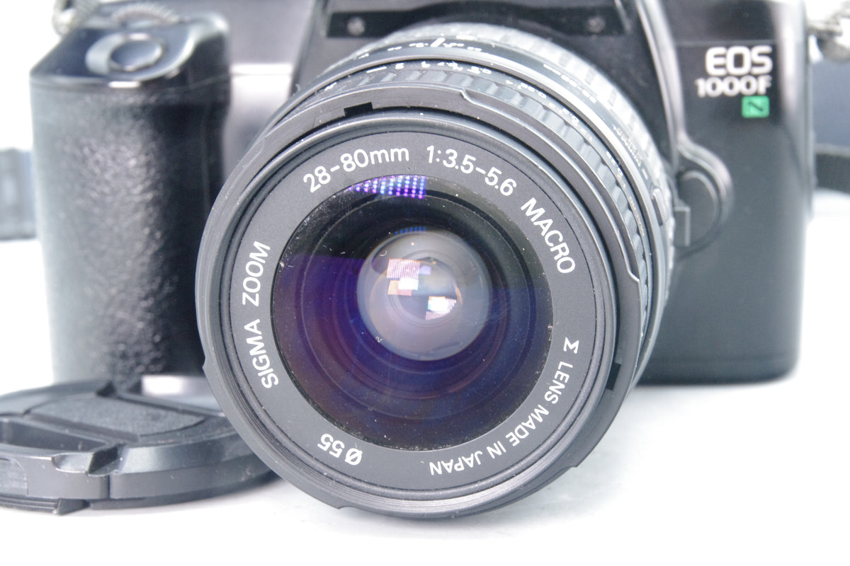 Canon EOS 1000FN 35mm SLR + Sigma 28–80mm Zoom Lens – Tested – Very Good