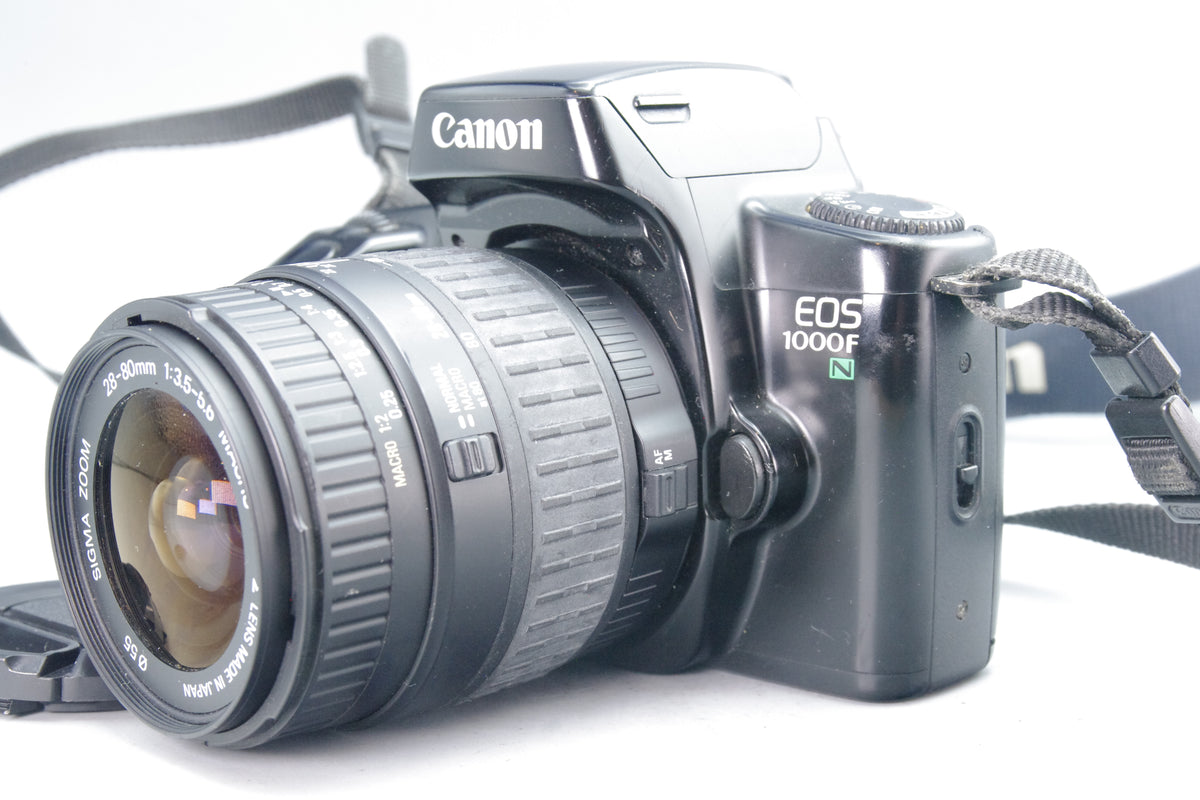 Canon EOS 1000FN 35mm SLR + Sigma 28–80mm Zoom Lens – Tested – Very Good