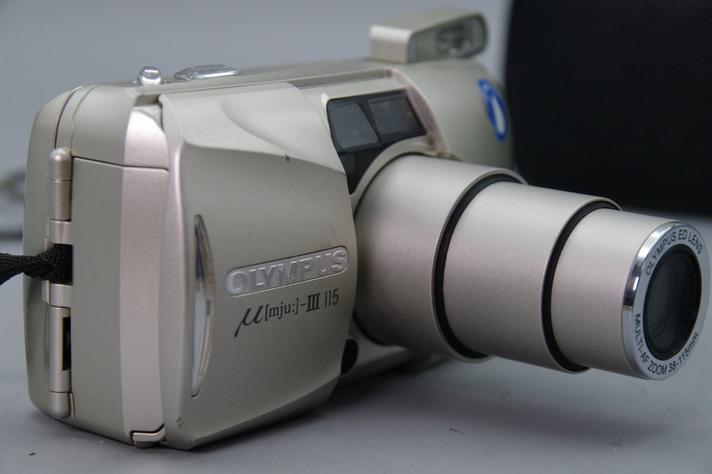 Olympus MJU III Zoom 115 35mm Film Camera with Case – Tested – VGC