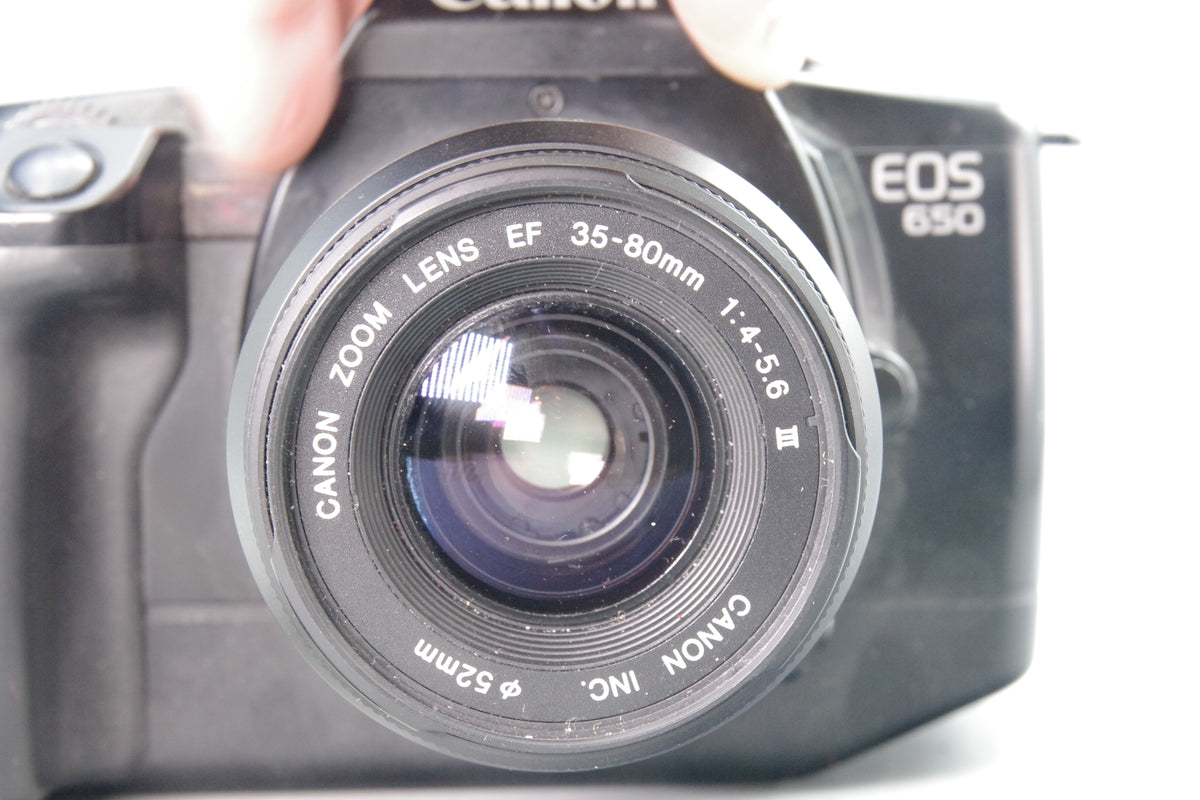 Canon EOS 650 35mm SLR Camera + EF 35–80mm f/4–5.6 III – Tested – Very Good