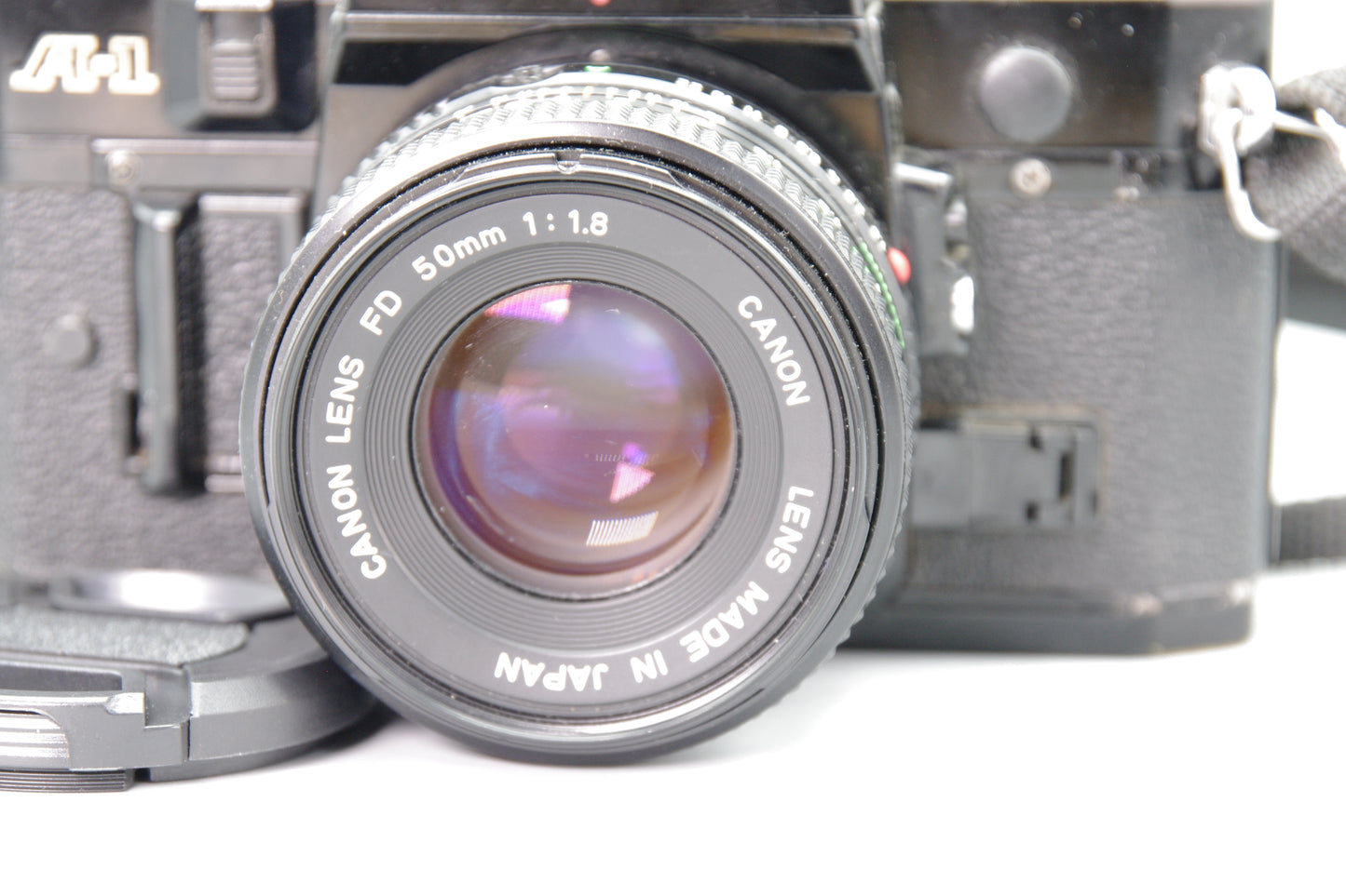 Canon A-1 35mm SLR Camera with FD 50mm f/1.8 Lens - Tested & Working