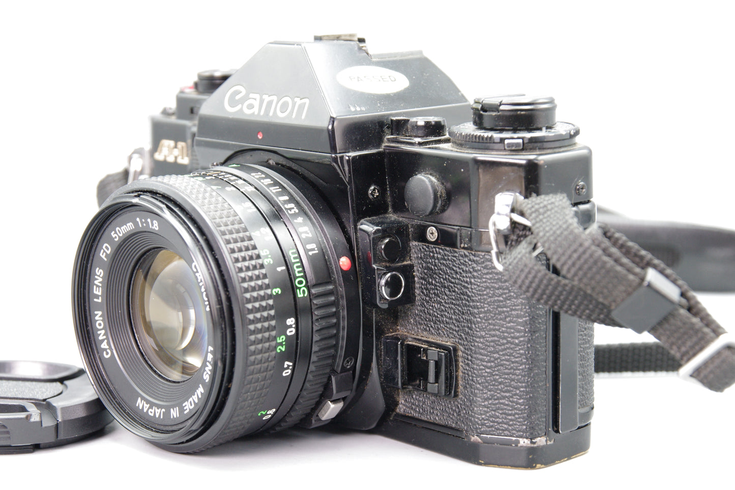 Canon A-1 35mm SLR Camera with FD 50mm f/1.8 Lens - Tested & Working