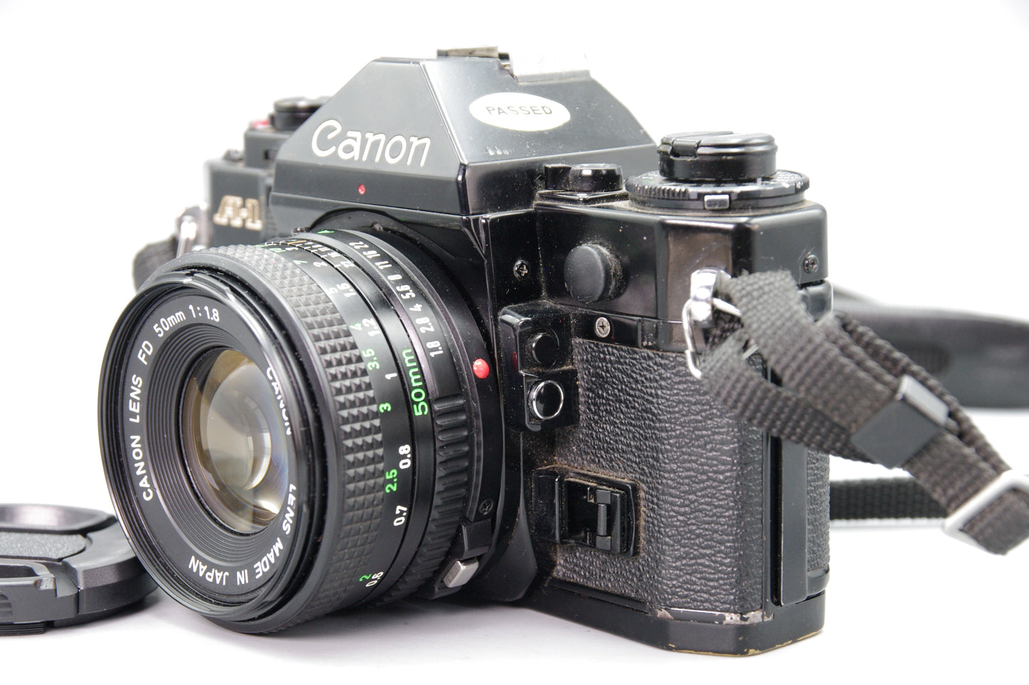 Canon A-1 35mm SLR Camera with FD 50mm f/1.8 Lens - Tested & Working
