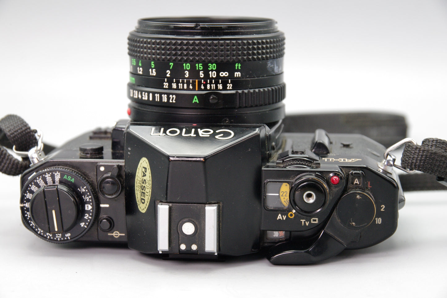 Canon A-1 35mm SLR Camera with FD 50mm f/1.8 Lens - Tested & Working