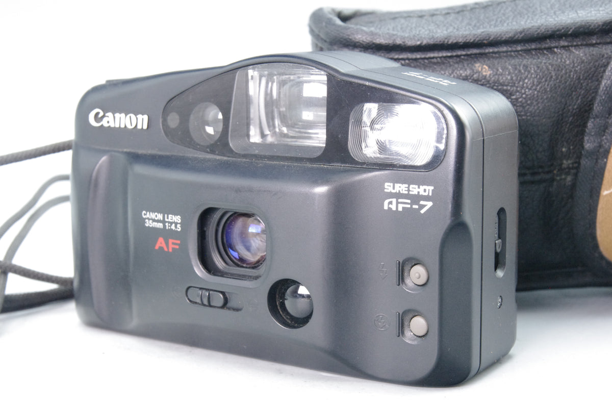 Canon Sureshot AF‑7 35mm Compact Camera + Case – Tested – Very Good Condition