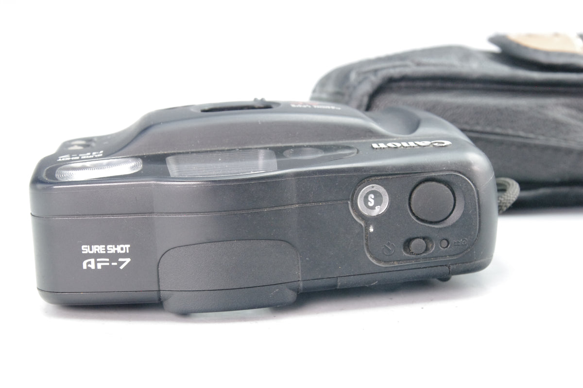 Canon Sureshot AF‑7 35mm Compact Camera + Case – Tested – Very Good Condition