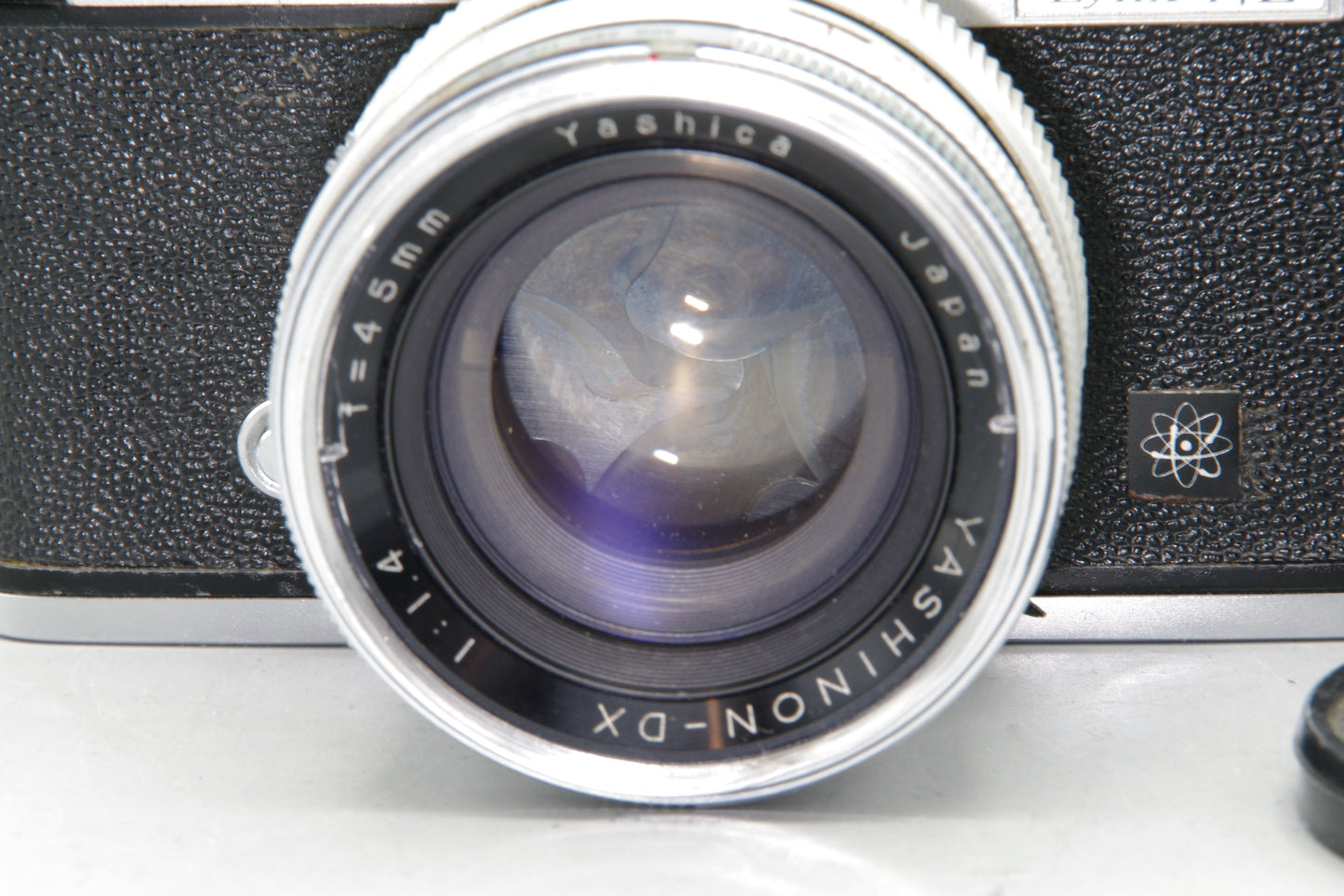 Yashica IC Lynx 14E 35mm Camera 45mm f1.4 Lens with Cap and Case VGC