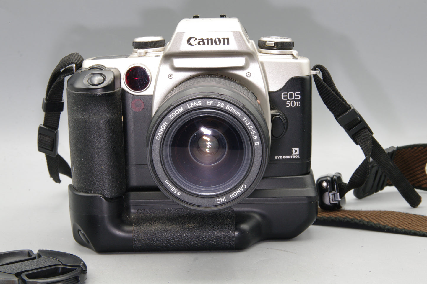 Canon EOS 50E 35mm SLR with EF 28-80mm Lens and Battery Grip Very Good