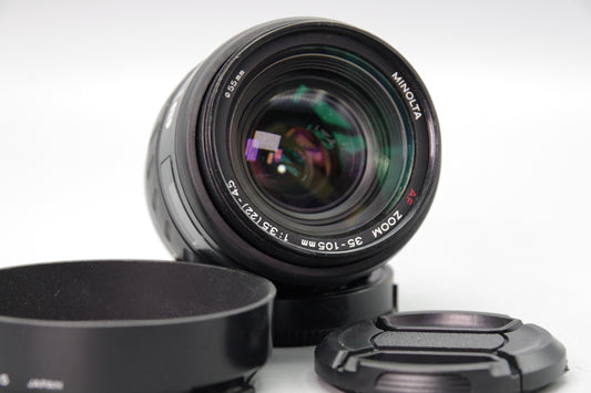 Minolta AF 35–105mm f/3.5–4.5 Lens – A‑Mount – Excellent – With Hood