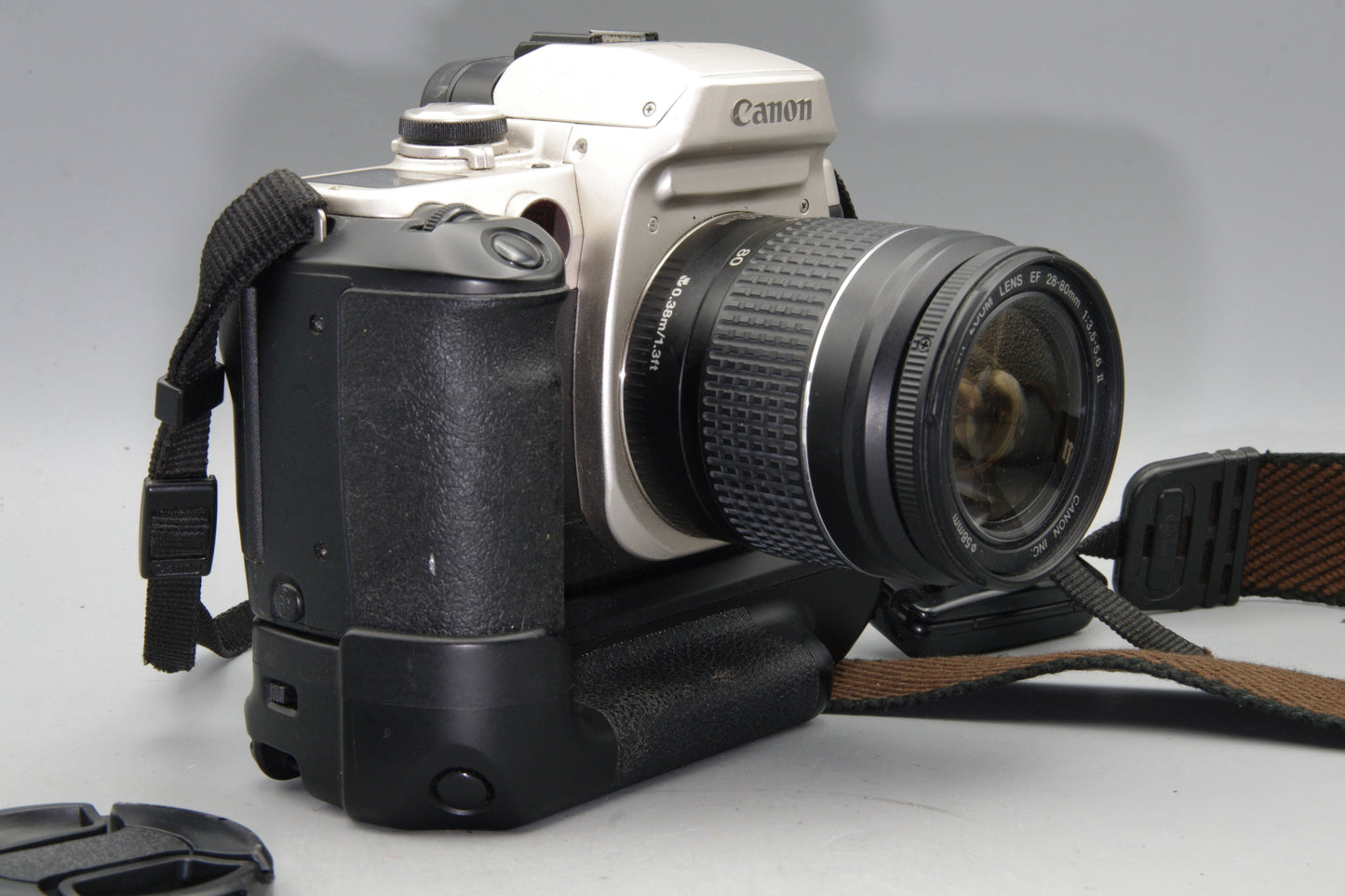 Canon EOS 50E 35mm SLR with EF 28-80mm Lens and Battery Grip Very Good