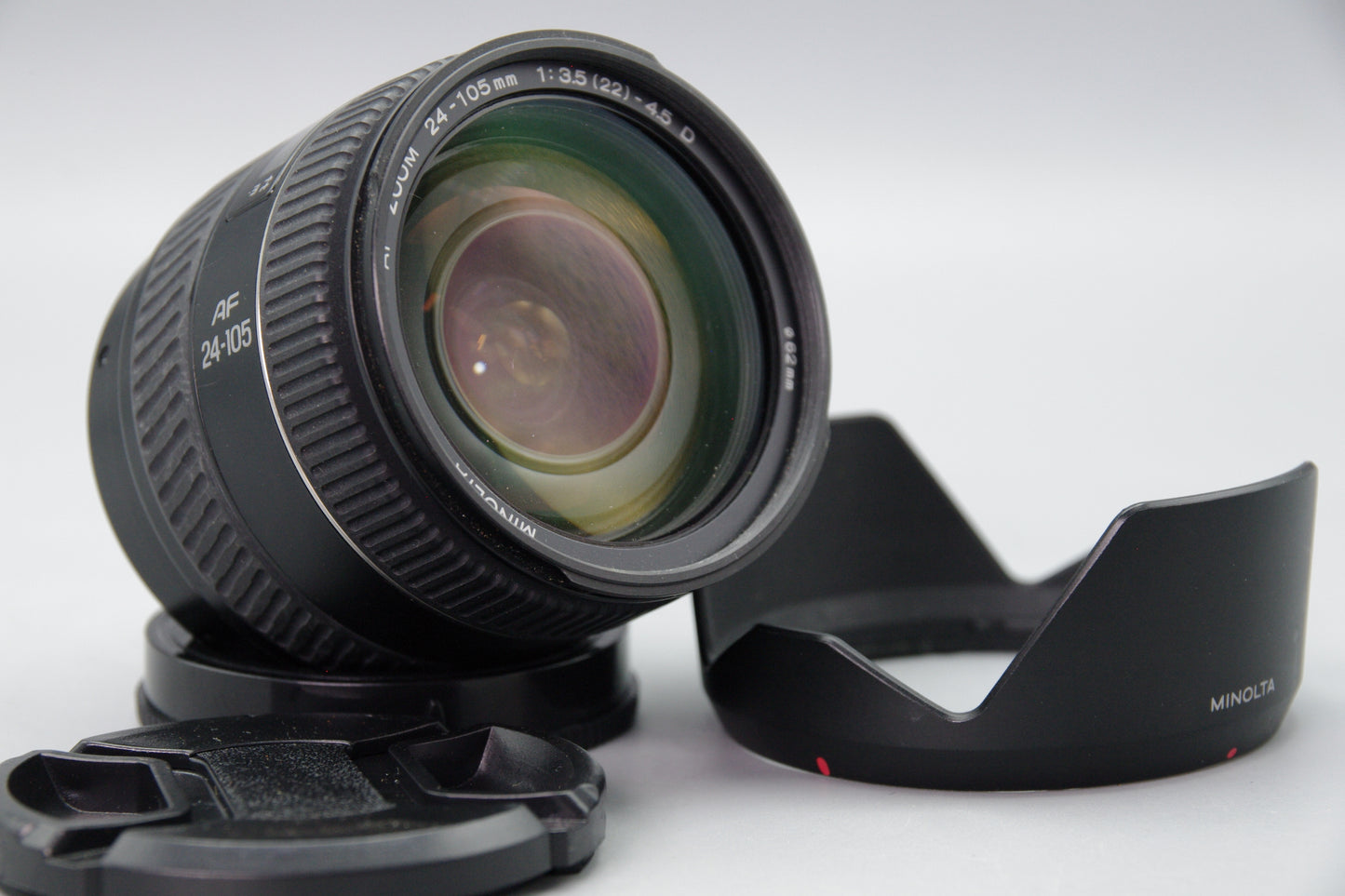 Minolta AF 24–105mm f/3.5–4.5 D Lens A‑Mount – Excellent with Hood