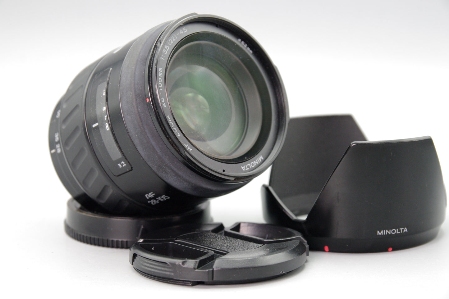Minolta AF 28–105mm f/3.5–4.5 Lens – A‑Mount – Excellent – With Hood