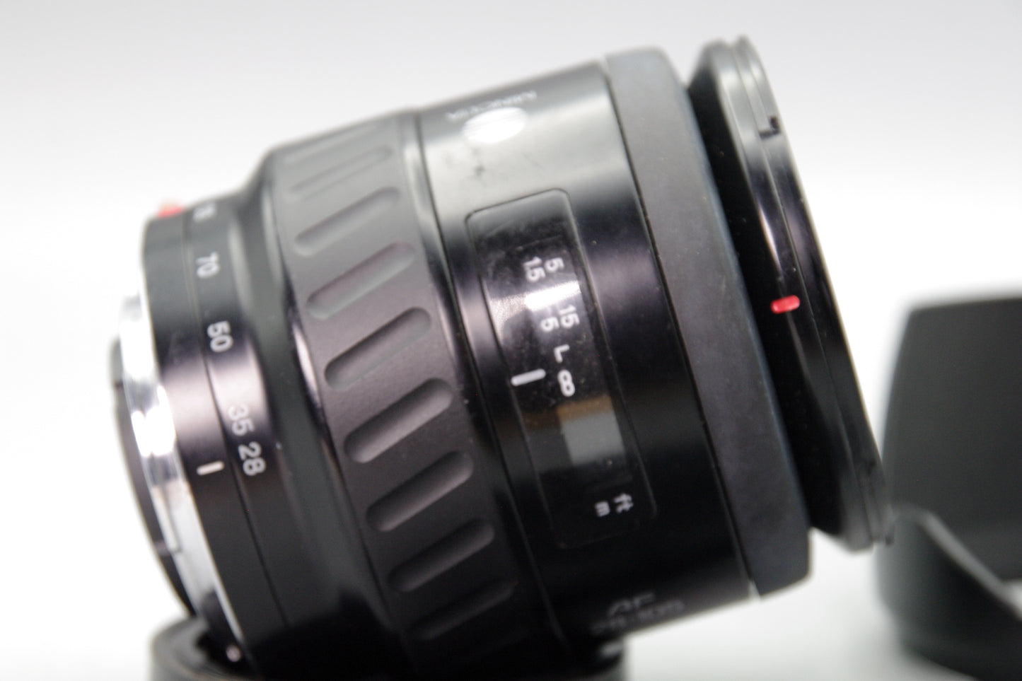 Minolta AF 28–105mm f/3.5–4.5 Lens – A‑Mount – Excellent – With Hood