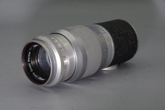 Leitz Hektor 135mm f4.5 LTM Lens 1955 Leica Screw Mount Very Good