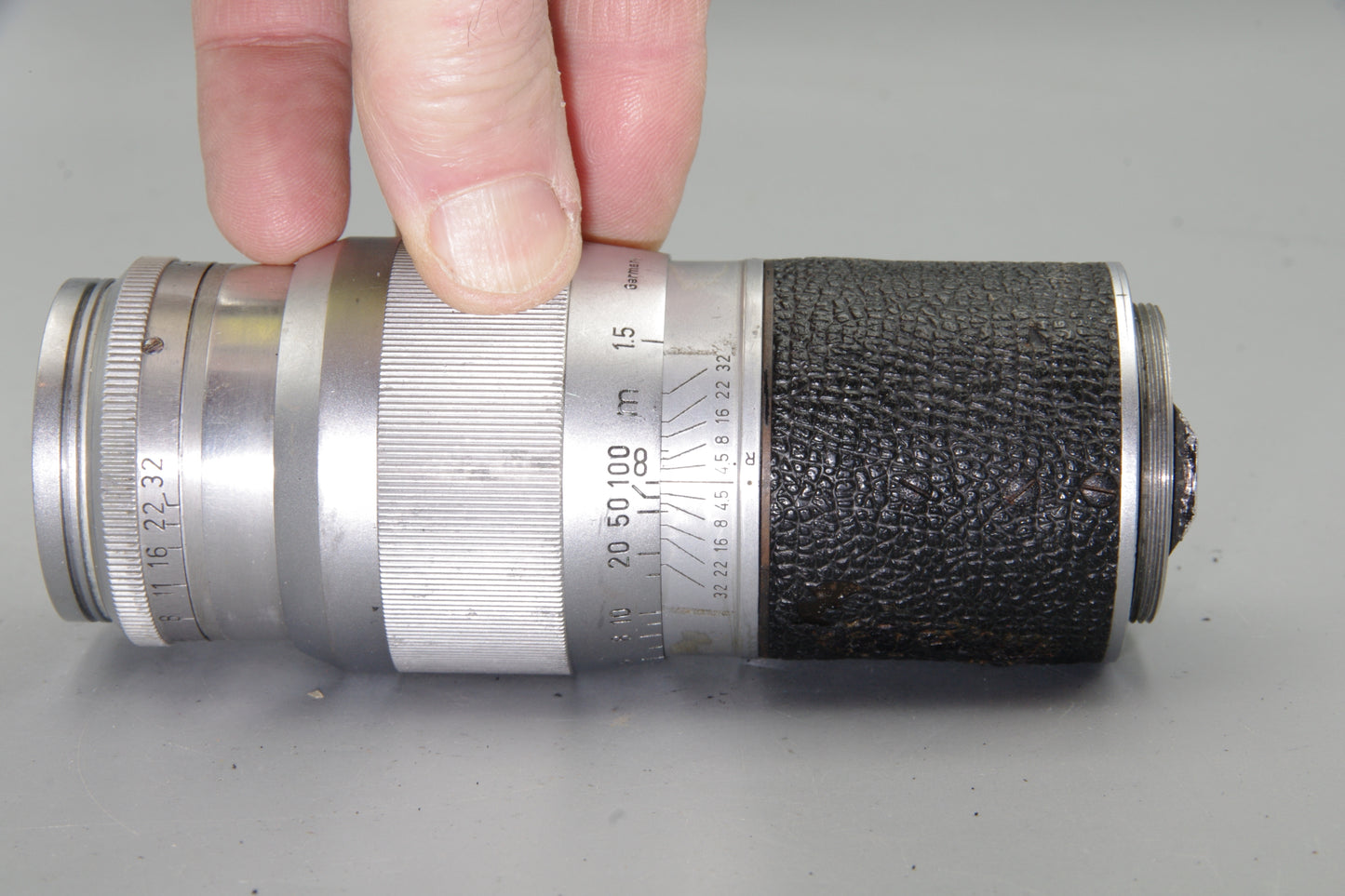Leitz Hektor 135mm f4.5 LTM Lens 1955 Leica Screw Mount Very Good