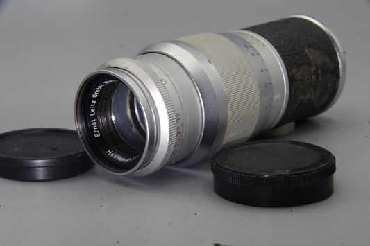 Leitz Hektor 135mm f4.5 M Mount Lens 1955 Leica Telephoto Very Good