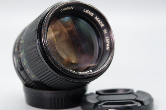 Canon FD 85mm f/1.8 Portrait Lens – FD Mount – Tatty Exterior, Optically VG