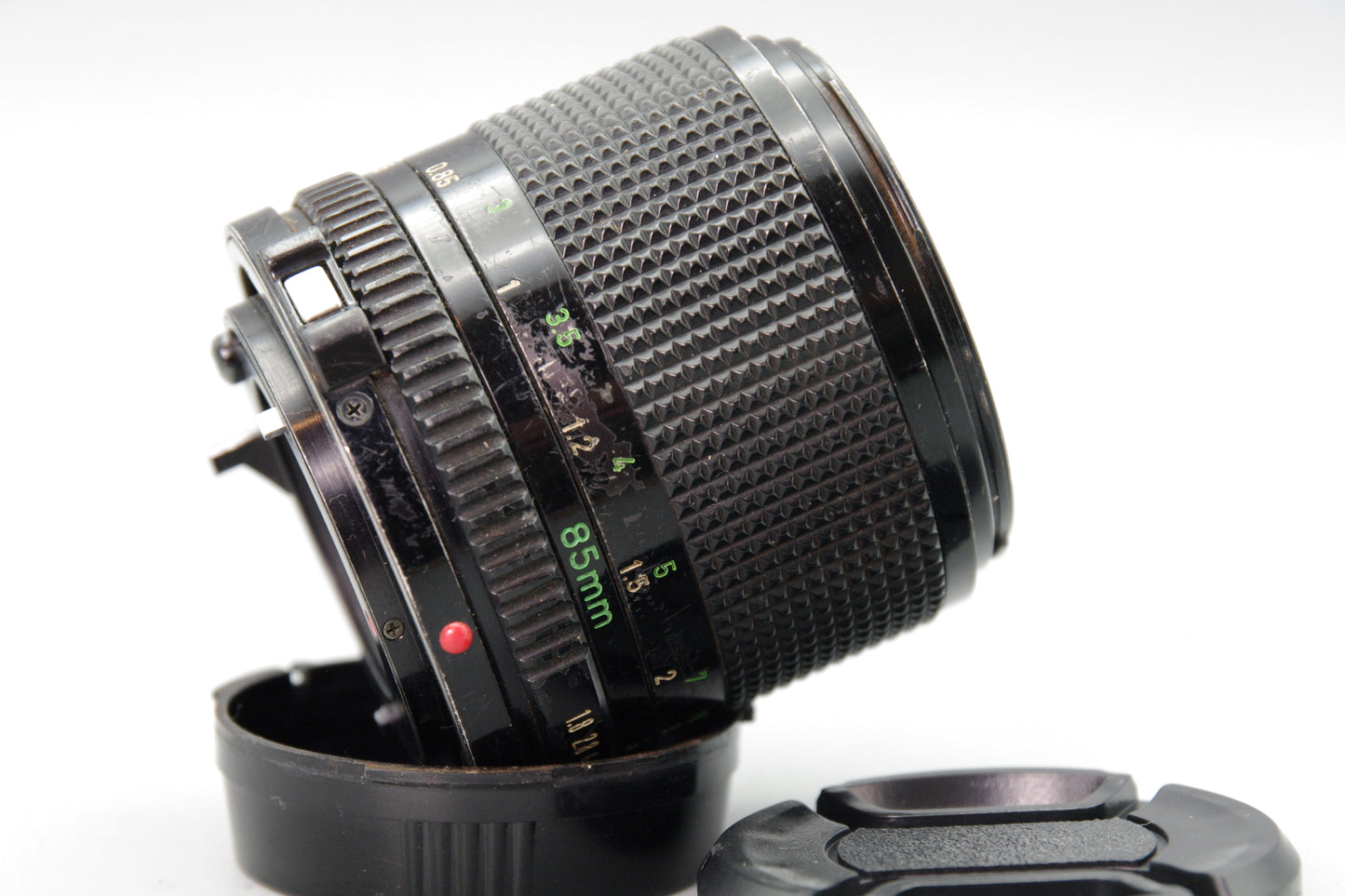 Canon FD 85mm f/1.8 Portrait Lens – FD Mount – Tatty Exterior, Optically VG