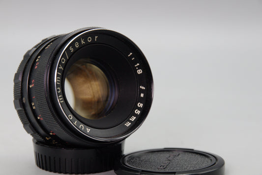 Mamiya‑Sekor 55mm f/1.8 Lens – M42 Mount – Tested – Very Good