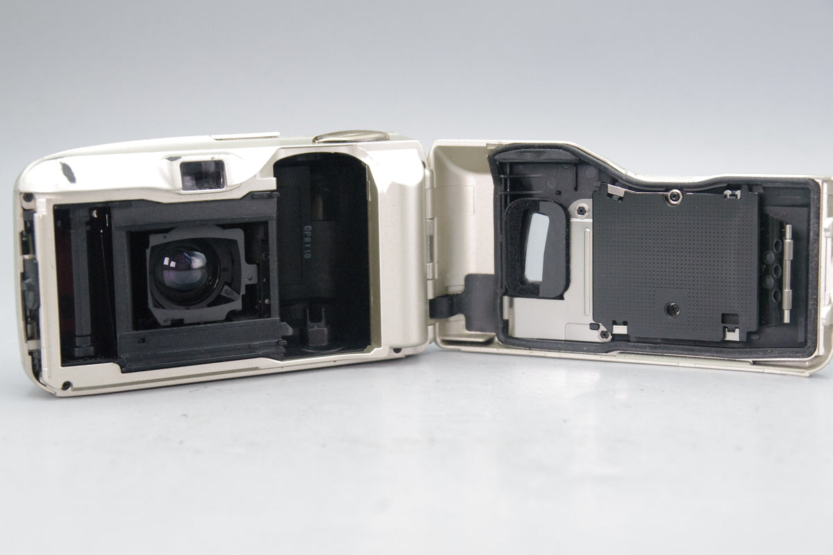 Olympus MJU II Champagne 35mm Camera with 35mm f2.8 Lens